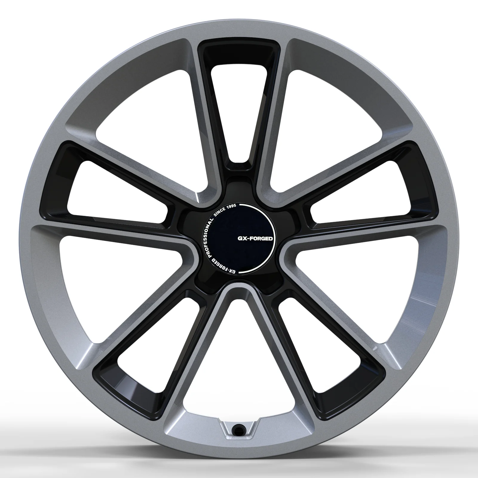Custom High-quality Forged Wheel Factory: One-piece Forged Aluminum Alloy Sporty Luxury Two-tone Wheels