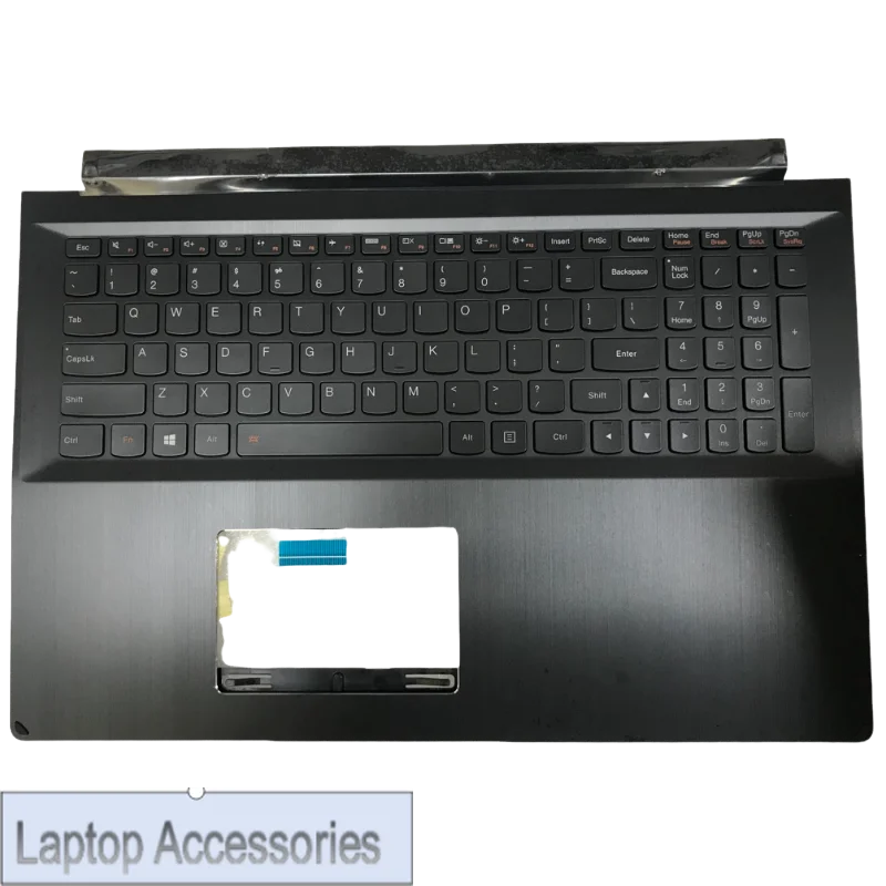 US English Black Keyboard Upper Case Palmrest Shell Cover For Lenovo Flex 2 Pro 15 Edge 15 5CB0G91191