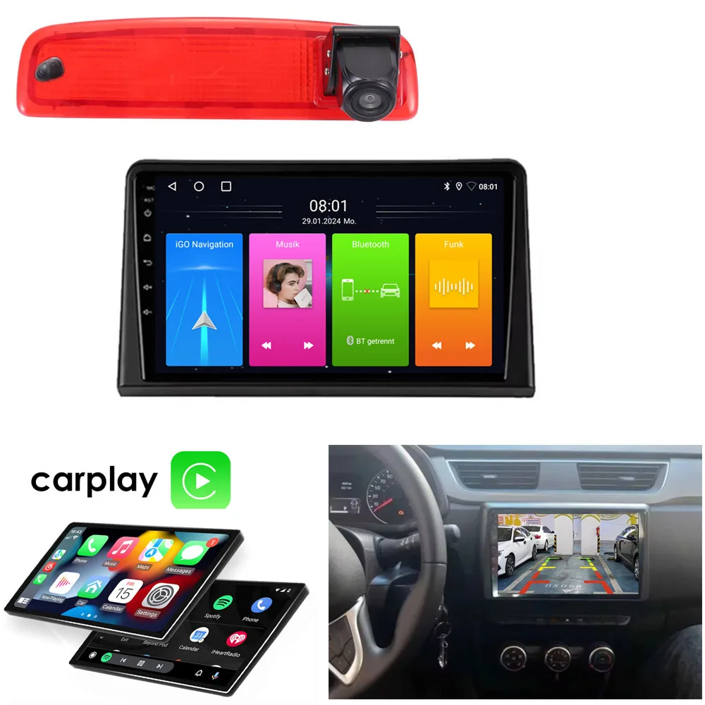 Android 13 For Renault Express 2021-2024 Car Radio Video Multimedia Player Auto GPS Navigation Audio Autoradio Carplay