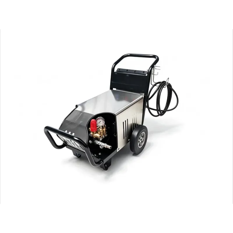 New Mobile Cart Commercial Electric Metal Pressure Washer Self-Priming Portable High Pressure Cleaner 5.5KW