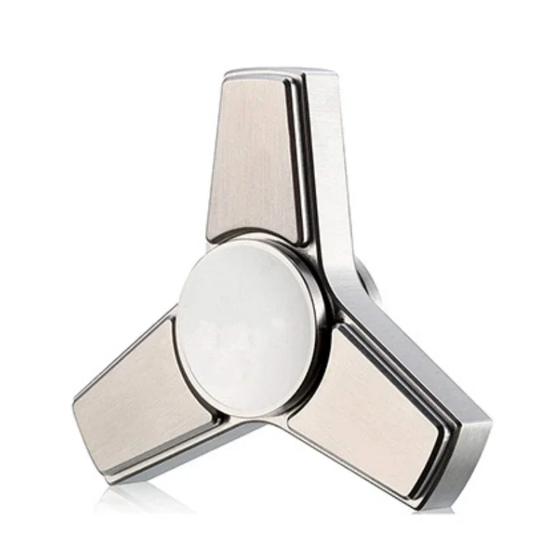 Mini Fidget Spinner Luminous EDC Stress Relief Toy Stainless Steel Spinning Top Gyroscope Gyroscope Relieve Stress-Relieving New