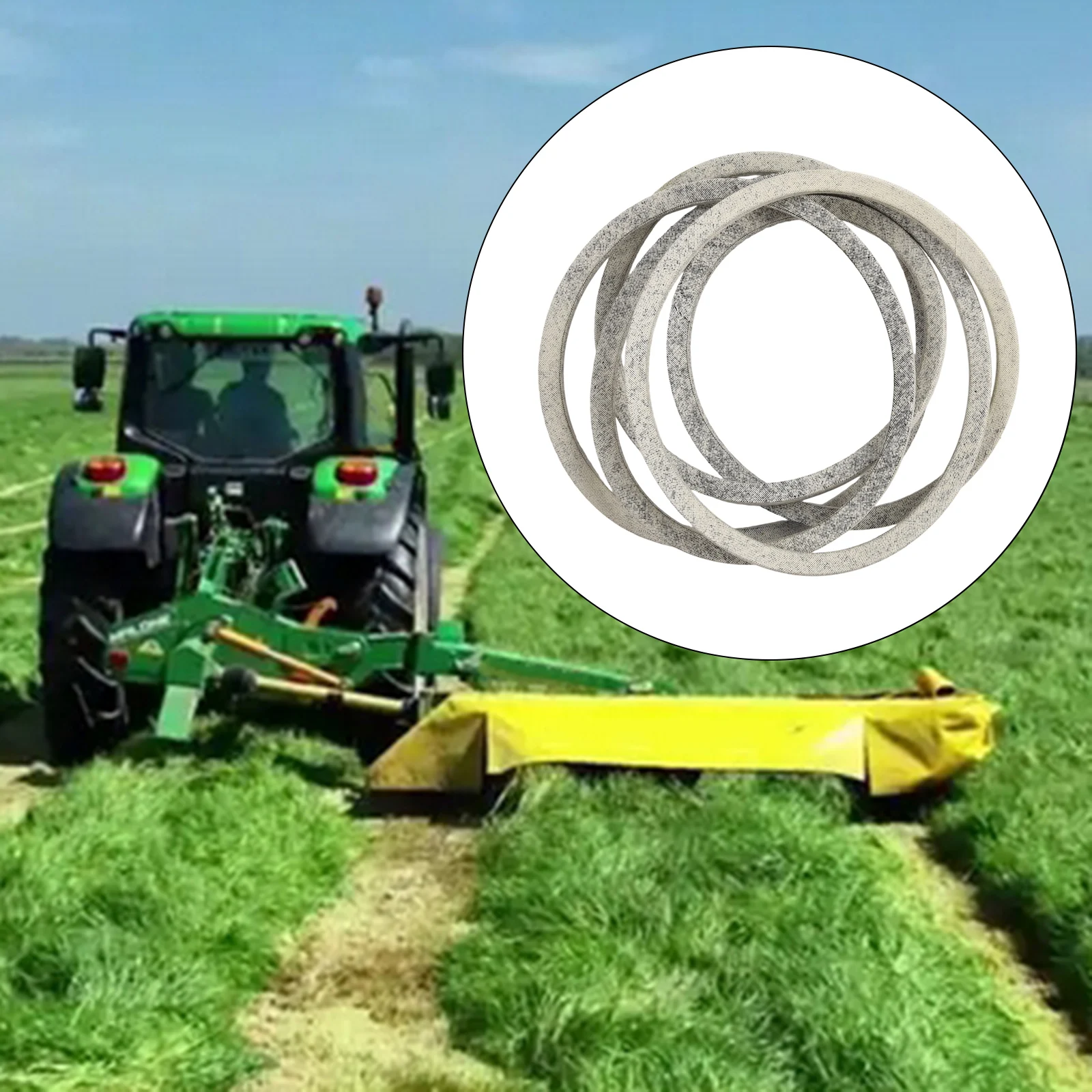 

Heavy Duty Belt Mower Drive Belt Grass Cutting Easy To Install Drive Belt For Lawn Mower Types Multiple Brand Compatibility
