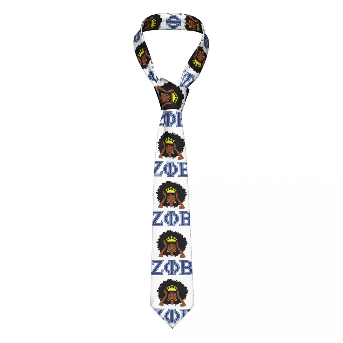 Classic Zeta Phi Beta 1920 Ties for Party Personalized Mens ZOB King Queen Necktie