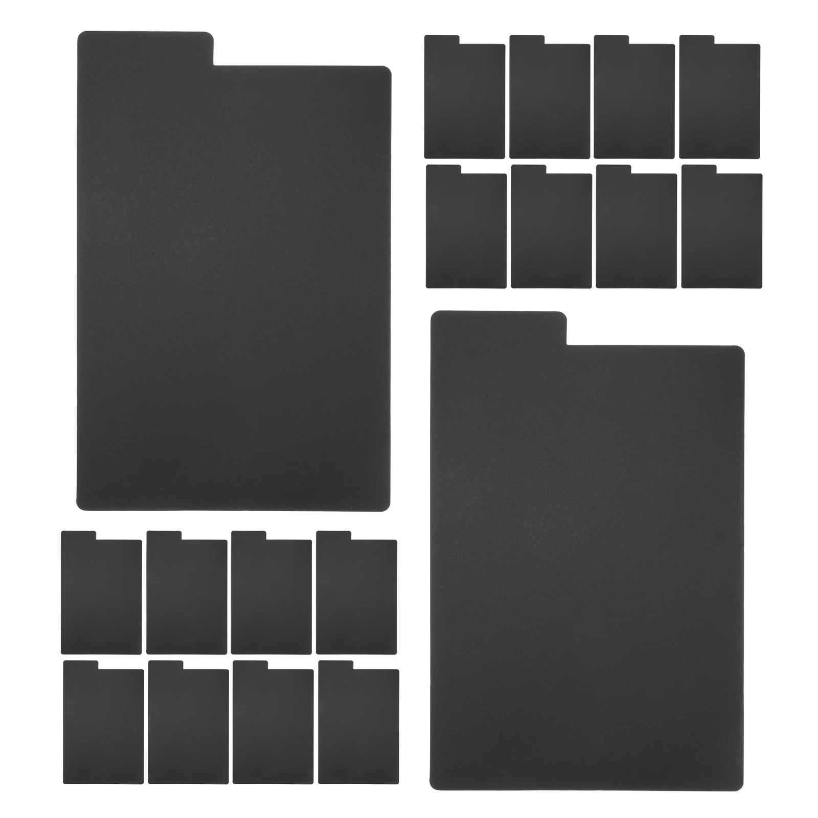 20Pcs Black Vinyl Record Dividers Vinyl Album Separators for Shelf Bookcase Record Collection Organization