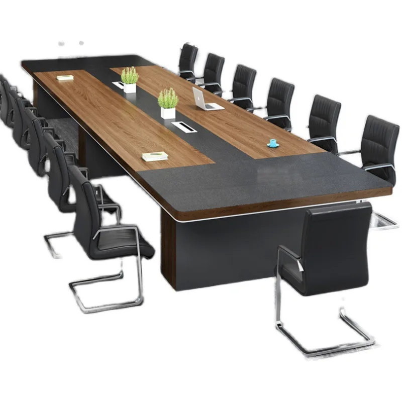 

Office conference table long table simple modern long 20 people conference rectangular