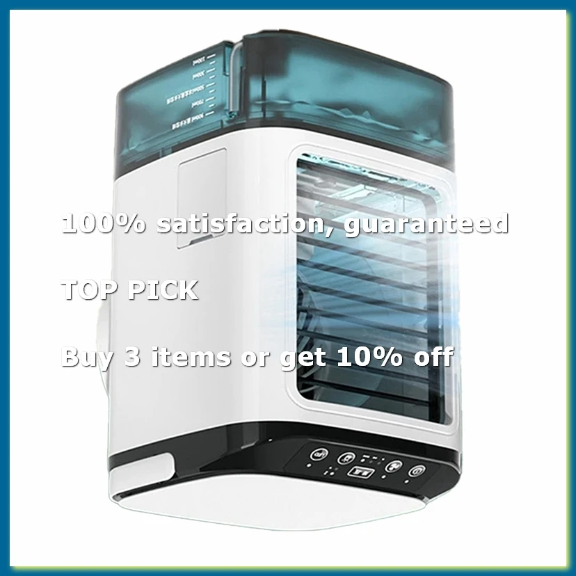 ●Portable Air Conditioner Portable Fan Dual Ultrasonic Atomization Speed Mute Air Cooler