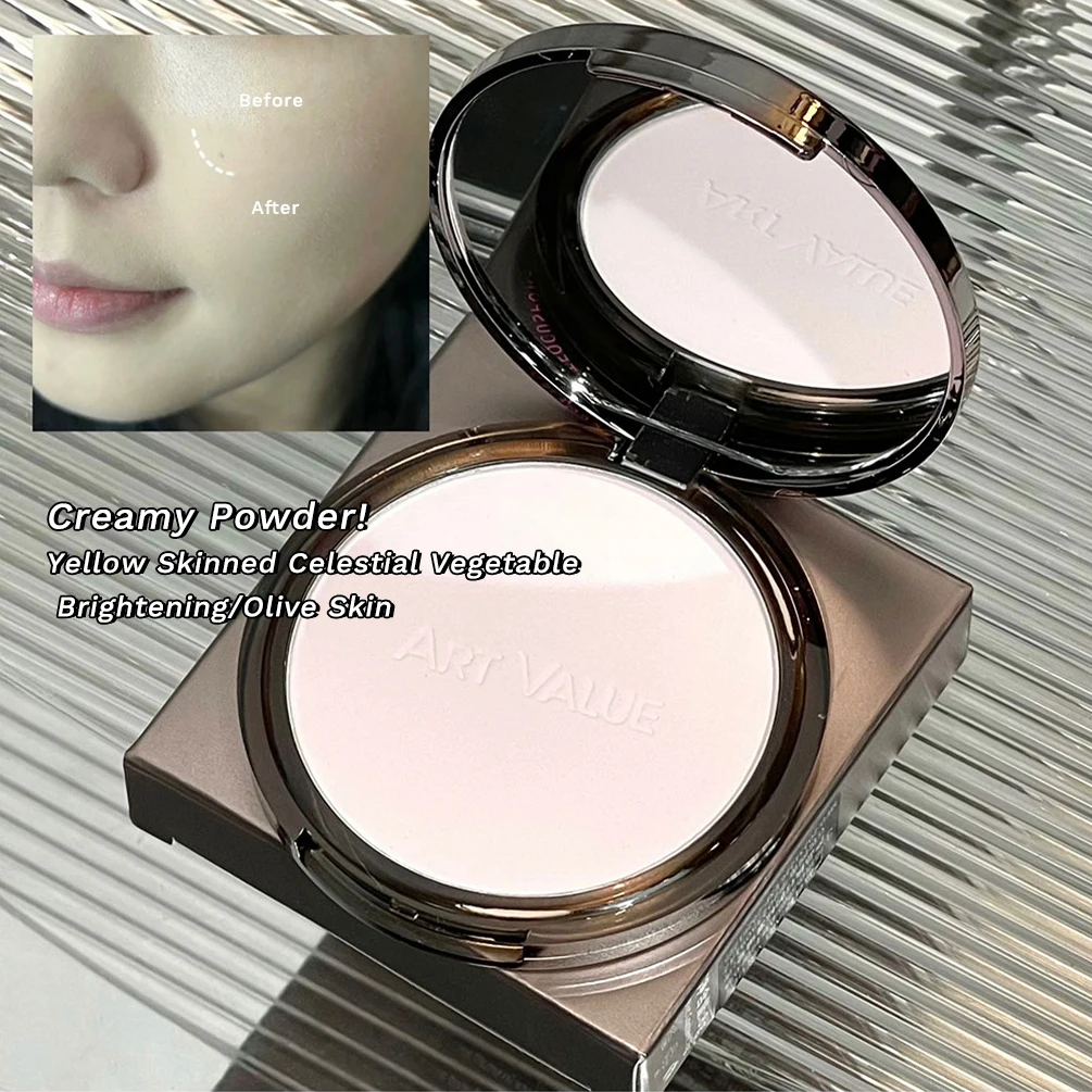 

3 Colors Make Up Face Pressed Powder Long Lasting Oil Control Face Foundation Waterproof Face Powder Brighten Skin Concealer