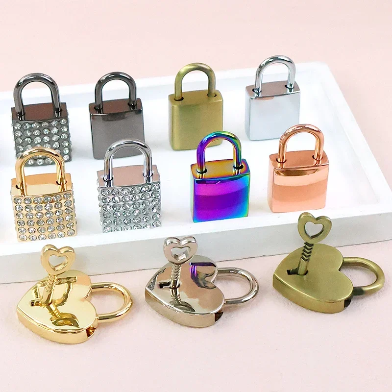 1-5Sets Deepeel Metal Lock Buckle for Handbag Purse Turn Twist Clasp Wallet Closure Snap Locks Decoration Hardware Accessories
