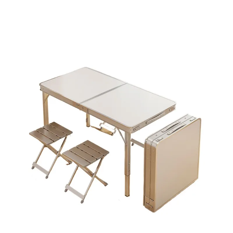 Folding table: a night market street stall work desk