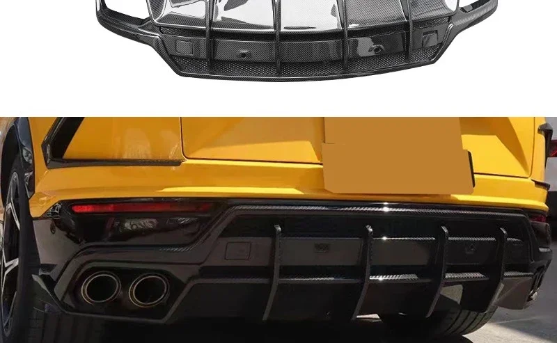 Suitable for Lamborghini URUS Carbon Fiber Rear Lip Surrounded Dry Carbon Spoiler Modified Auto Parts Trim