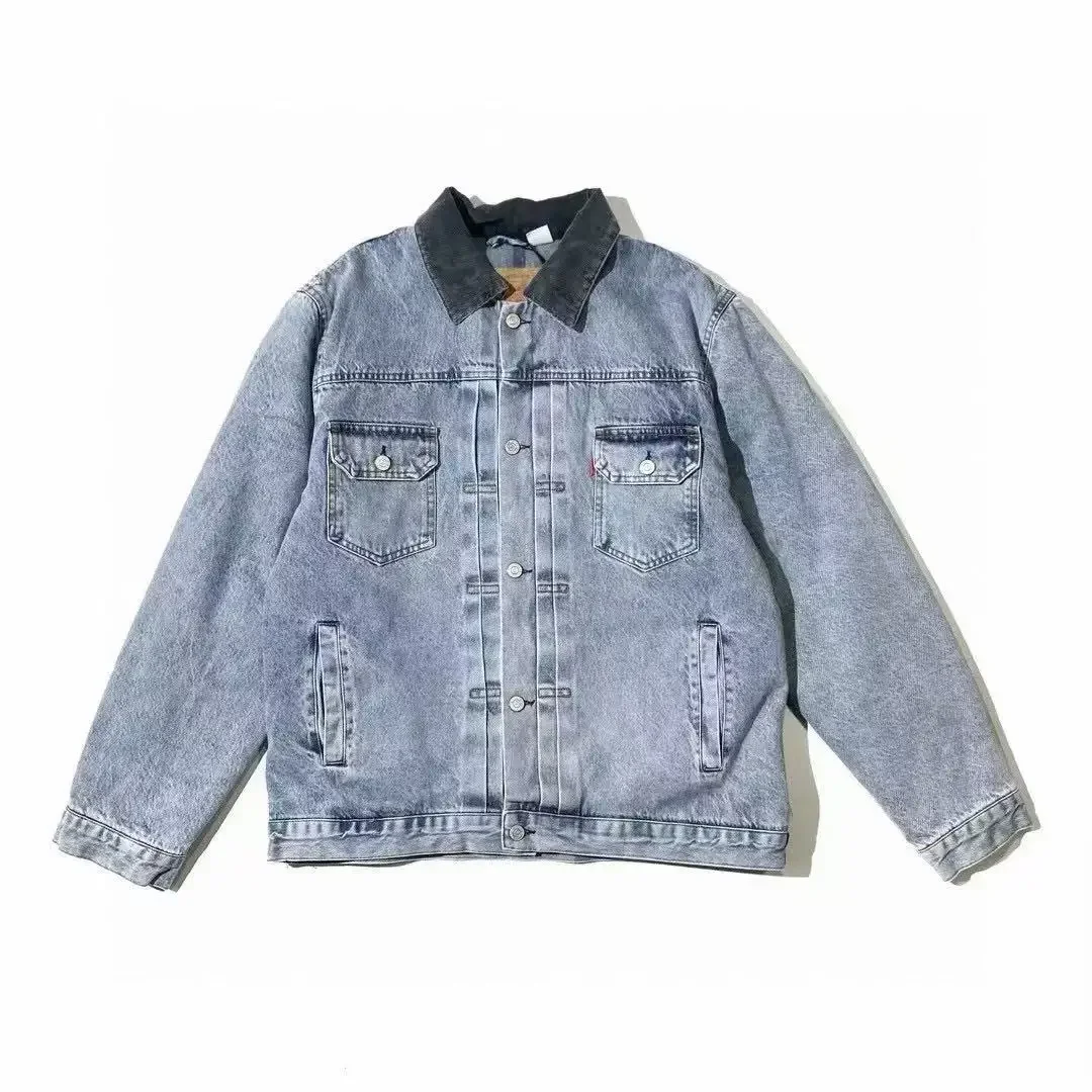 Customized Jeans Jacket US Size S-XL