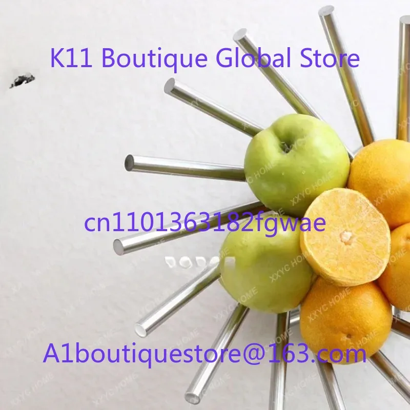 Obstkorbtablett aus Edelstahl