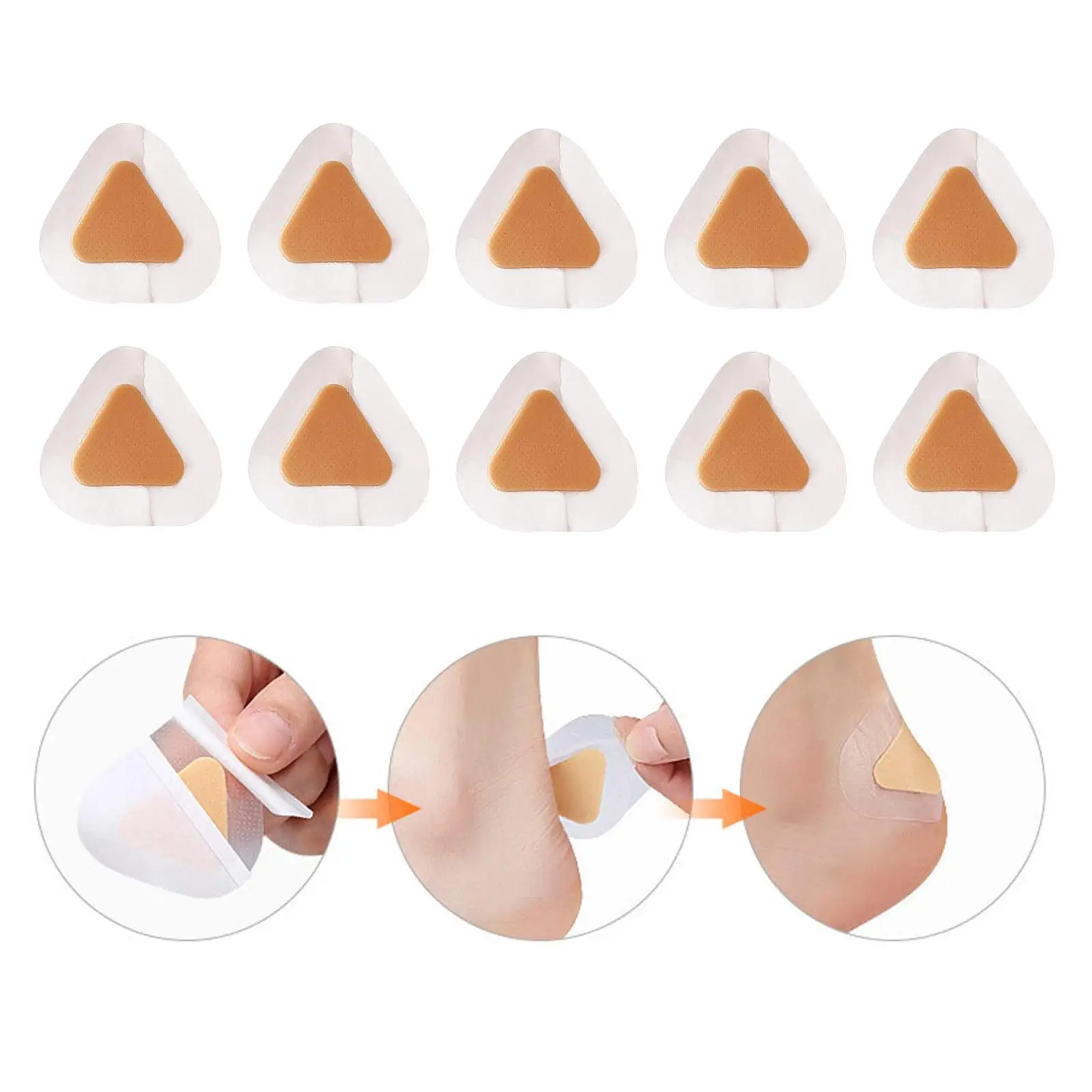 3x ملصقات وسادات وسادة ملصق عودة نعال الحذاء إدراج بطانة الرجال #5