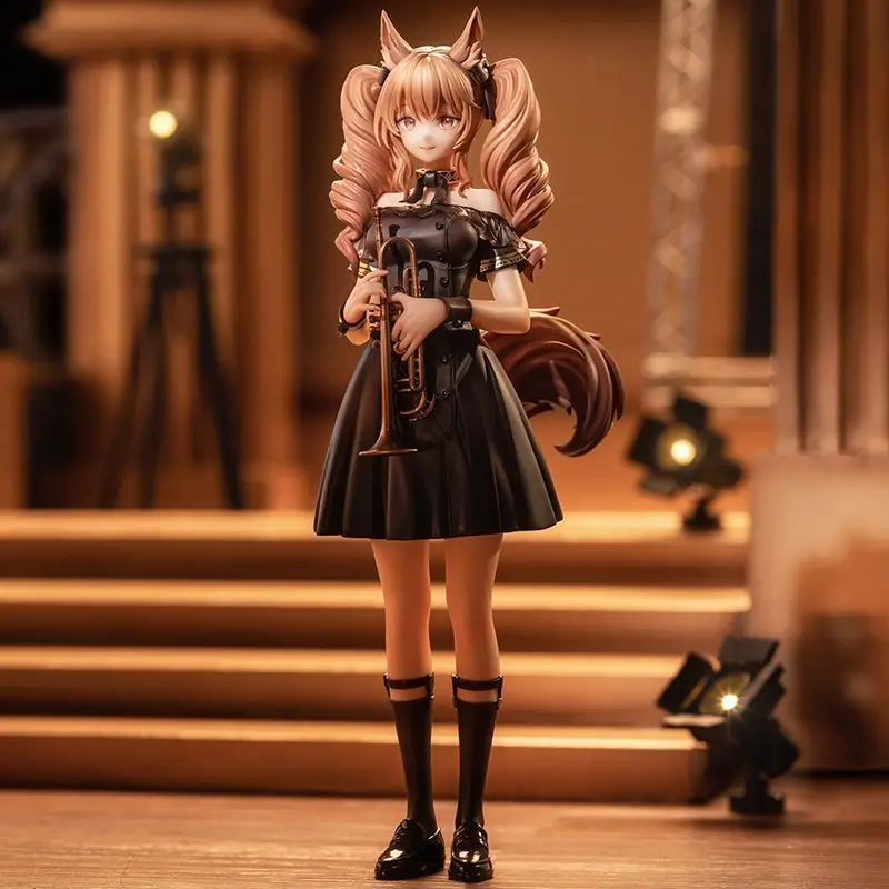 25cm Anime Arknights Figures Angelina Action Figures The Song of Long Voyage PVC Collection Model Toys Desktop Decoration Gifts