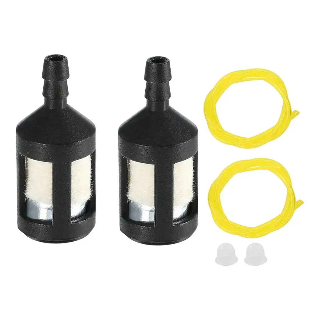Fuel Filter Rubber Primer Bulb Gas Pipe Trimmer Replacement Kit for String Trimmer Blower Parts