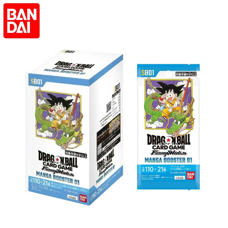 2025 جديد بانداي لعبة دراغون بول سوبر لعبة ببطاقات ورقية فيوجن وورلد مانغا SB01 الداعم حزمة صندوق TCG أنيمي جمع بطاقة #1