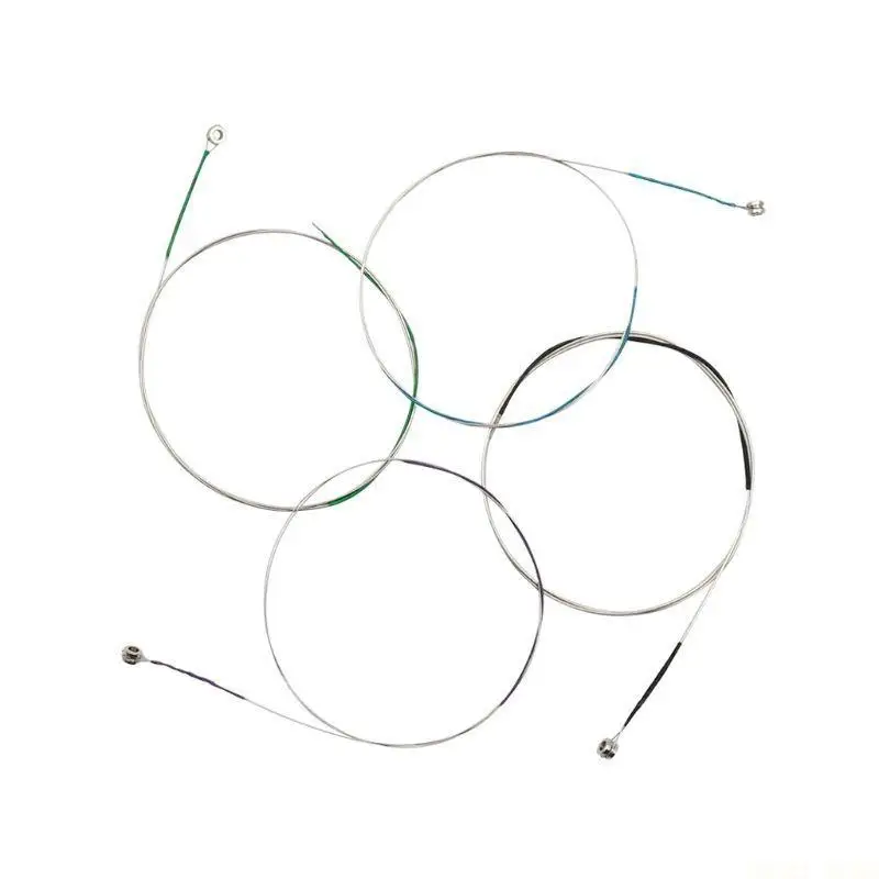 U2JB 4Pcs/Set Violin String E-A-D-G Fiddle String Replacement for 3/4 4/4 Violin Musical Instrument Parts Accessories
