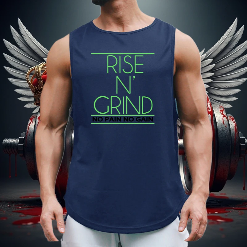 

Жилеты для бега, мужские летние майки для спортзала без боли, одежда для фитнеса, быстросохнущие свободные футболки без рукавов для бодибилдинга