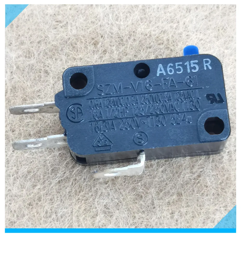 

Original New 100% SZM-V16-FA-61 limit travel switch 16A 250V high current micro switch