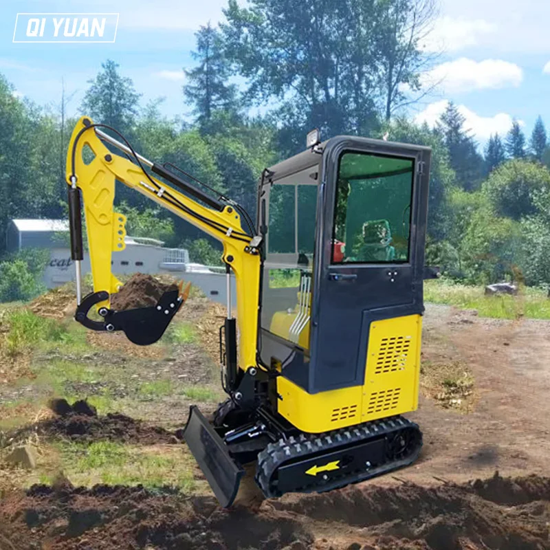 Быстрая доставка мини-экскаватора 1,2 тонны, индивидуальный двигатель Kubota, мини-экскаватор Ce Epa Euro 5, подходящий для семейных ферм