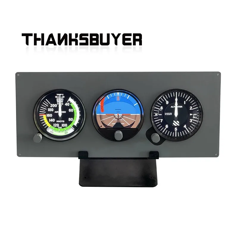 Wefly C172 Standby Instrument Flight Simulator Instrument Compatible with X-Plane/MSF2020/2024/Prepar3D/FSX