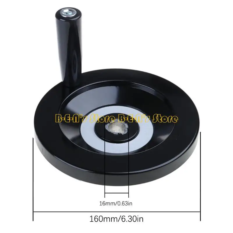 Y1AD مخرطة مضادة للانزلاق عجلة عقارب باكليت مقبض دوار 80/100/160 مللي متر #6