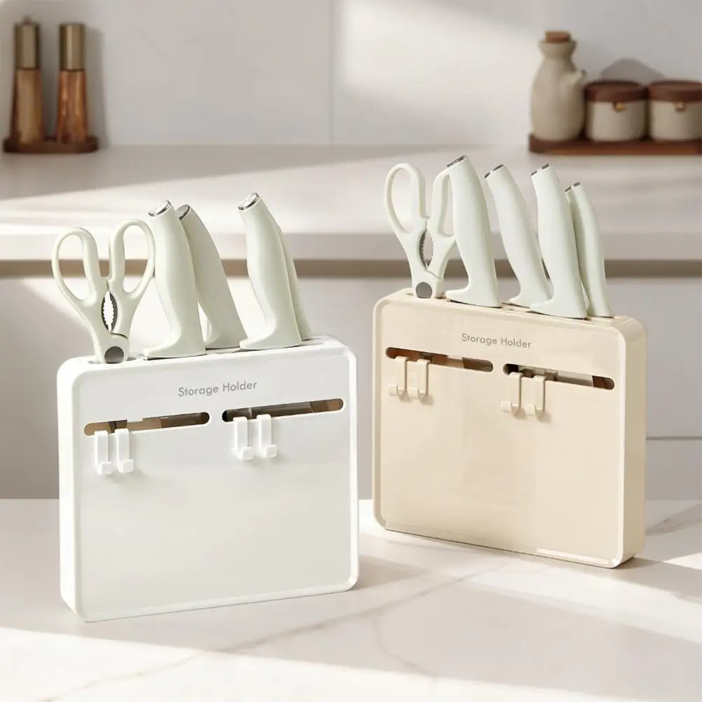 

Настенный держатель для ножей и кухонных принадлежностей без сверления, на клейкой основе, устойчивый к ржавчине, для ножей и лопаток, экономит место, органайзер для кухни
