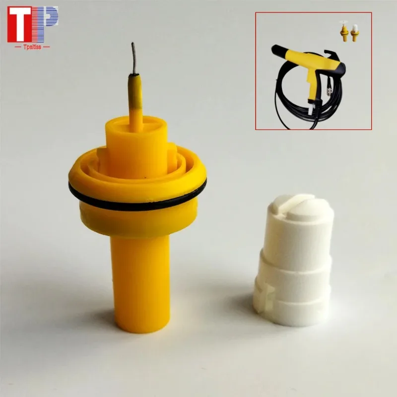 HT-W 2321976 X1 Flat Jet Nozzle with Electrode Holder X1 F ET HT-W 2322529 Compatible with Wa9ner PEM X1 Powder Coating Gun
