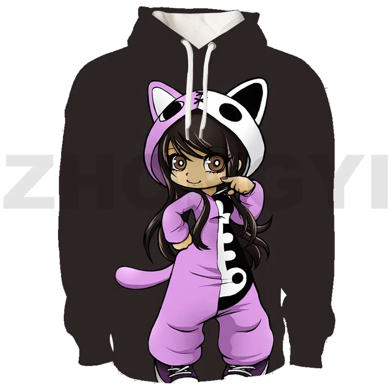 

Casual 3D Anime Oversized Pullover Aphmau Merch Hoodie Women Sweatshirt Cartoon Streetwear Teenager Lounge Wear Harajuku