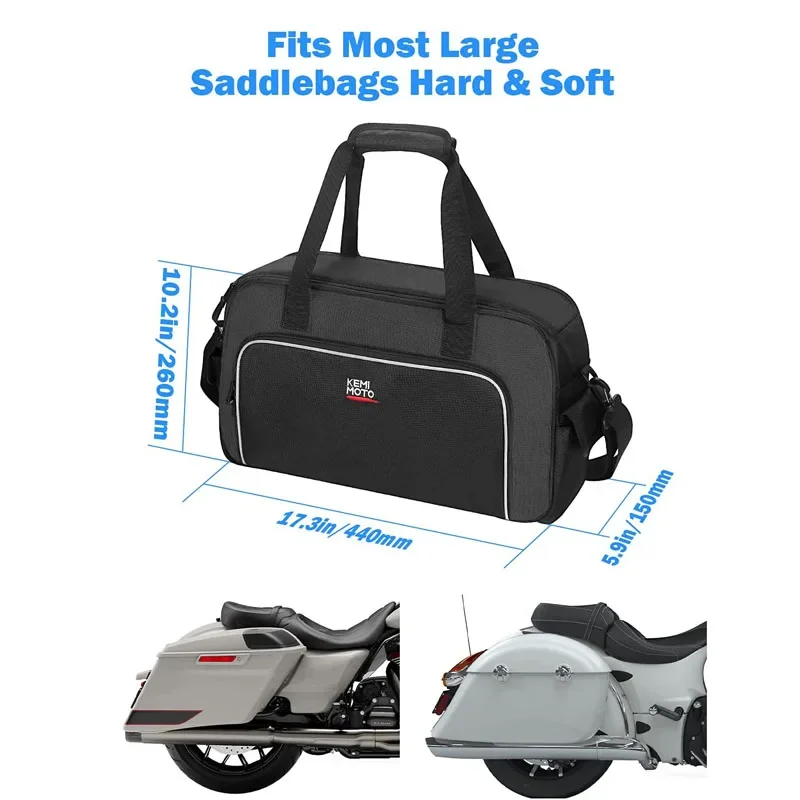 Xe Máy Saddlebag Mát Yên Ngựa Túi Mềm Làm Mát Đa Năng Cho Lưu Diễn Chéo Cứng Saddlebags Lắp Mát Túi Hành Lý