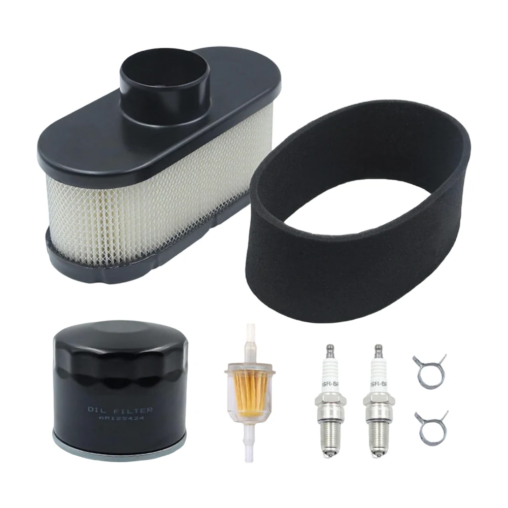 For Lawn Mower X350 Oil Change Kit Designed for Direct Replacement of LG265 Without Oil Includes All Filters and Ignition Parts