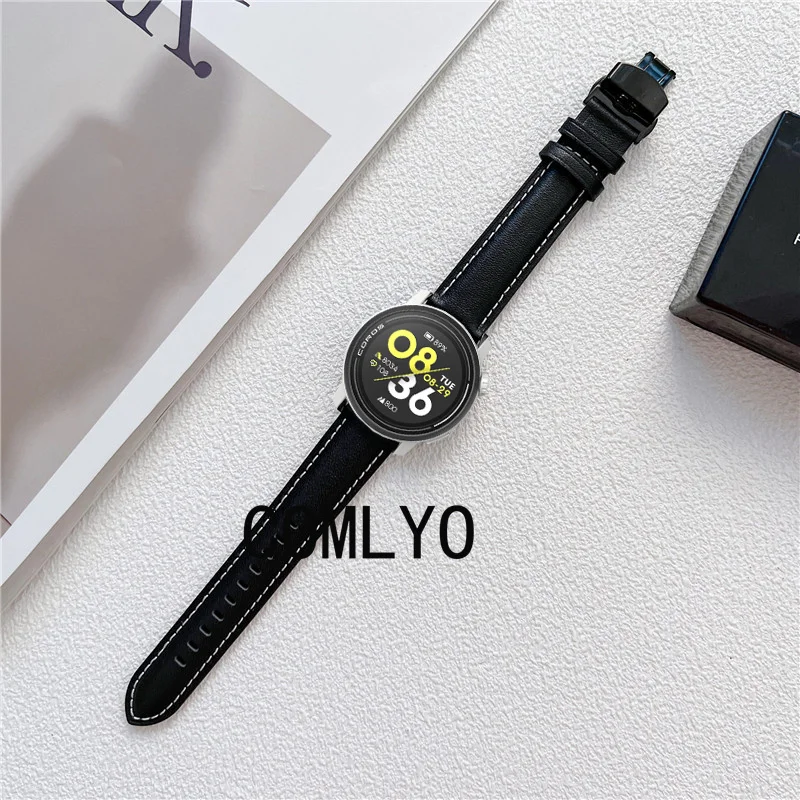 Band For COROS PACE 3 Strap Genuine Leather Smartwatch Band Bracelet Screen Protector film