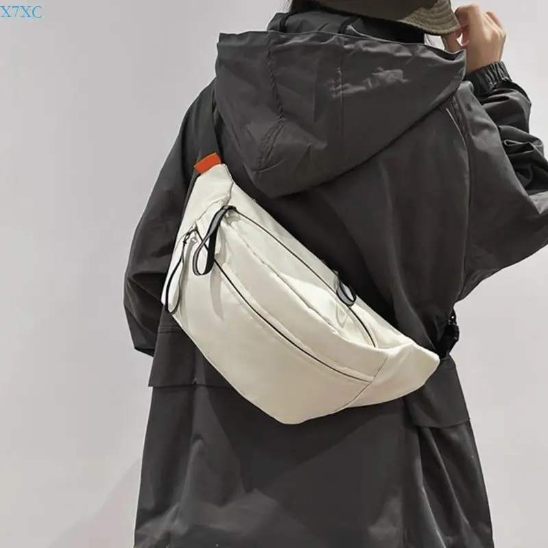 

X7XC Women Men Fanny Packs with Adjustable Strap Small Crossbody Bag Unisex Chest Bag