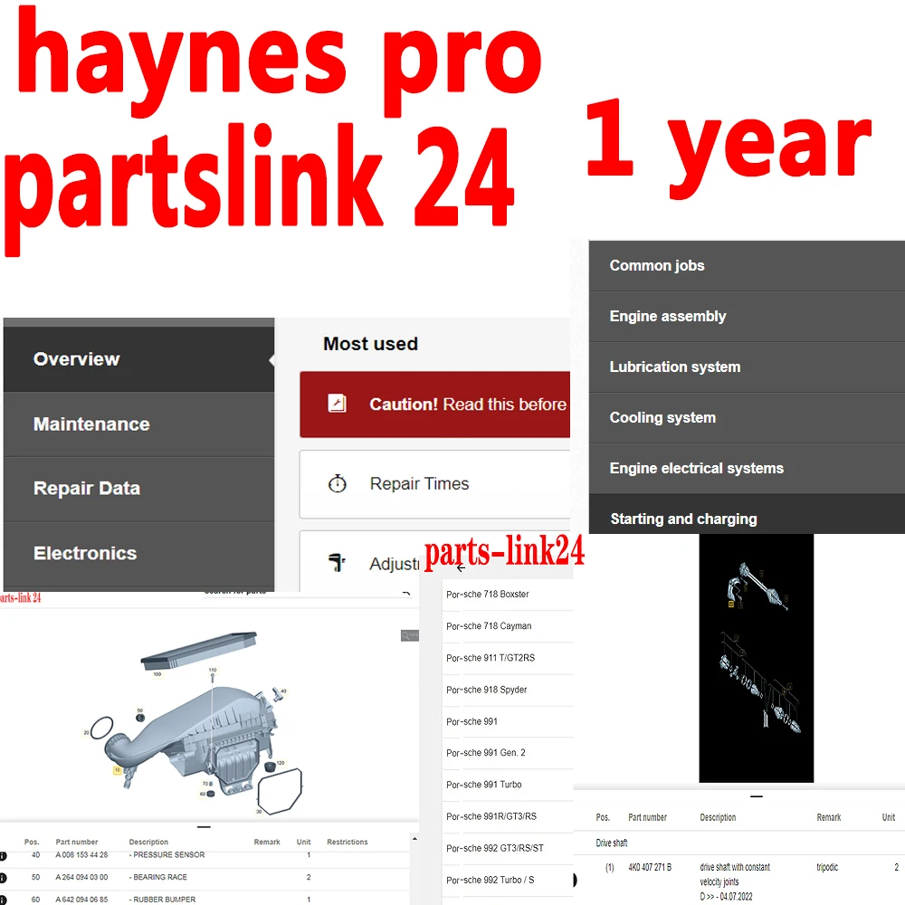 1 Year Online Account For ALL  DATA for Haynes Pro Workshop Repair Software  Update Car Maintaince Database On PC Tablet Phone