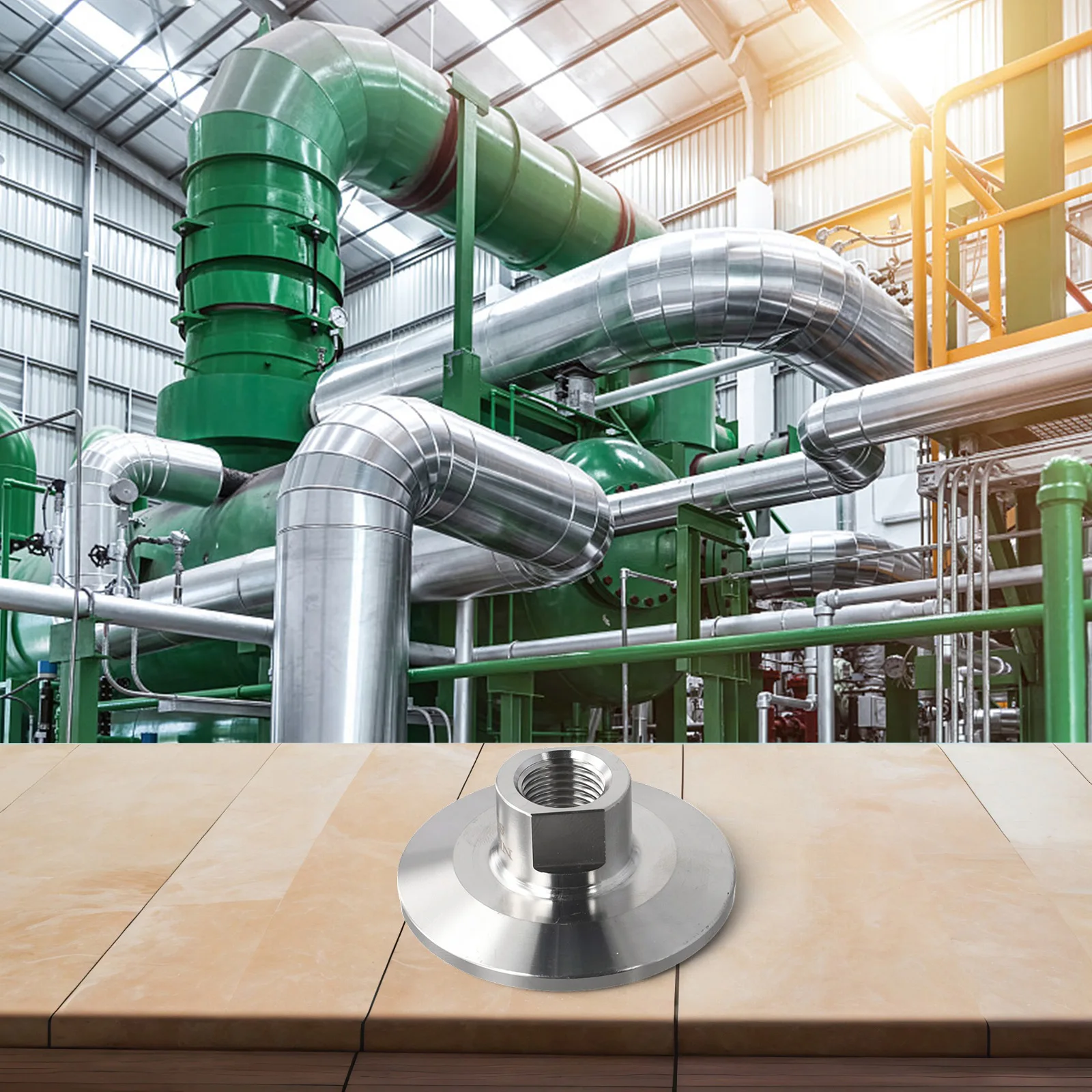 Tri Clover Fittings Tri Clamp Adaptor Industrial Piping Systems Dairy And Beverage Industry Heat Resistant Connector