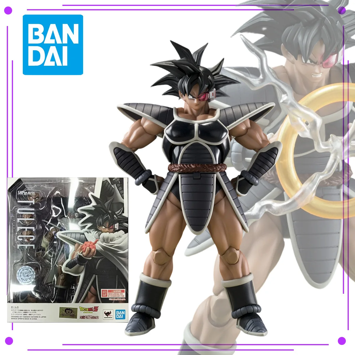 

In Stock BANDAI S.H.Figuarts Dragon Ball Z Turles 150mm Movable Action Figure Original Premium Collectible Finished Model Gift