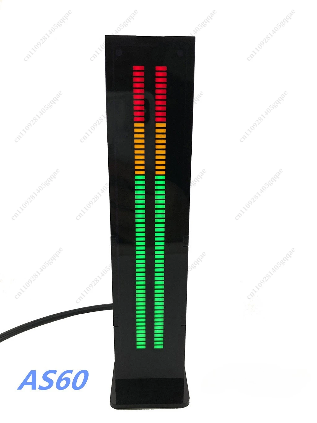 AS60 Dual 60 Segment LED Level Meter Audio Spectrum Display DIY Kit Music VU Meter for Amplifier