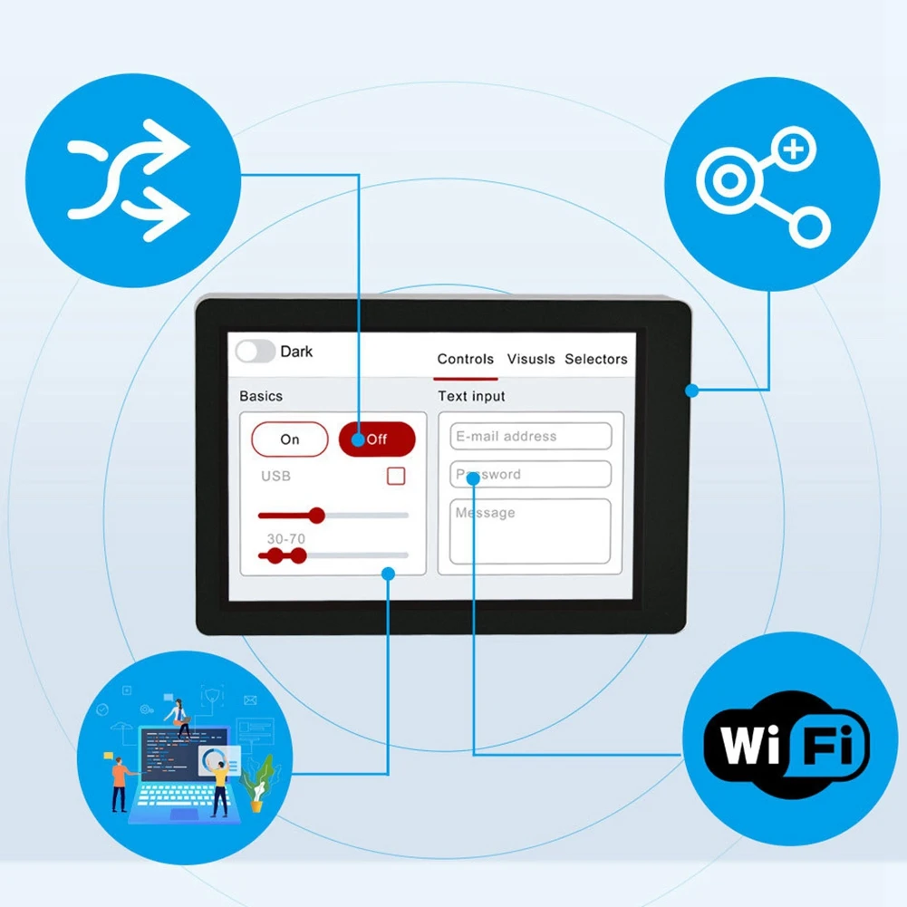 AP-ILI9481 GT911 ESP32 Wireless Module WIFI Bluetooth 3.5 Inch