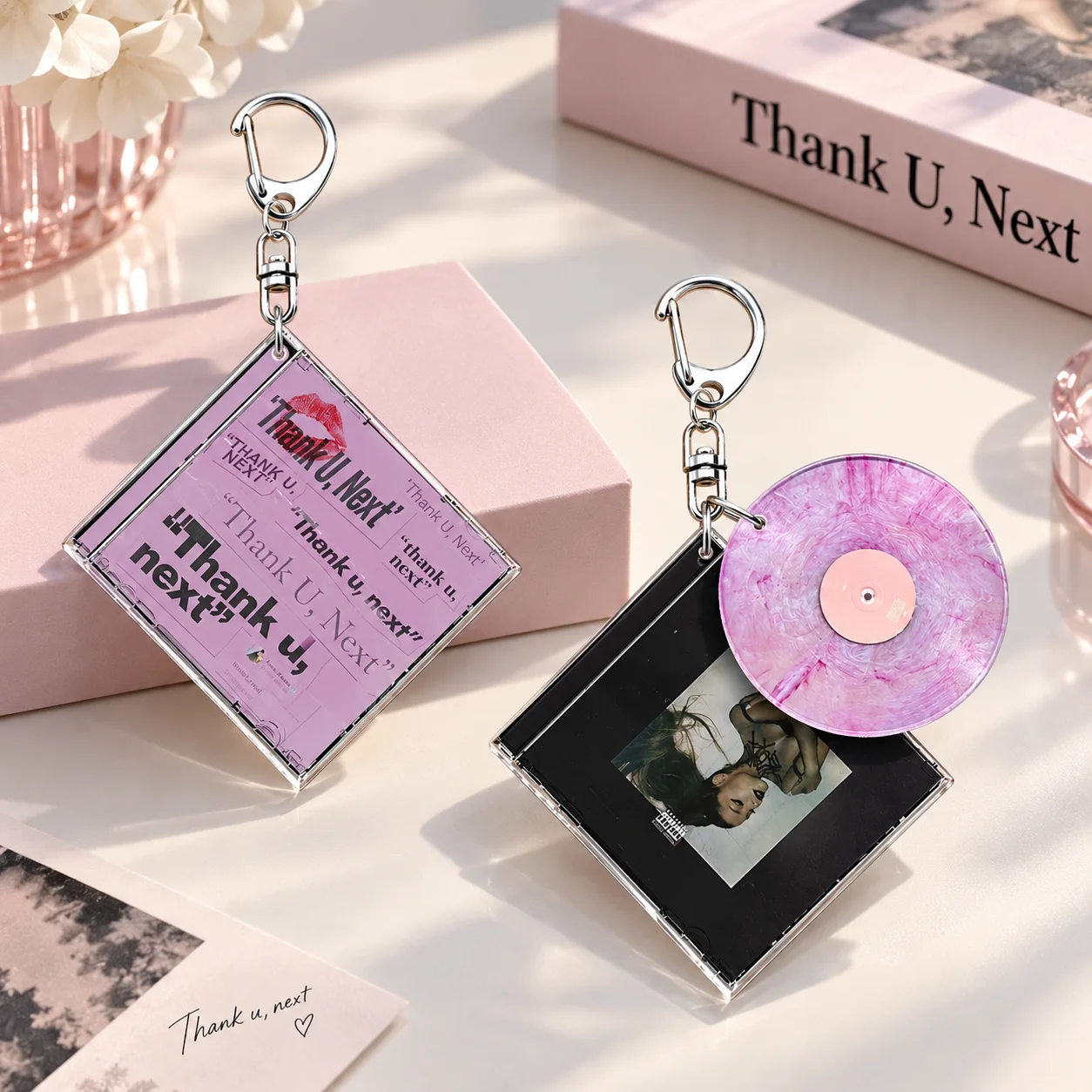 Arianas G-Grande Keychain，Ag Keychain，Grande，Next Digital Album，Idol Merch Gift for Friends Birthday，Star Keychain，Keychain Collection，Exquisite Decoration，Holiday Gift