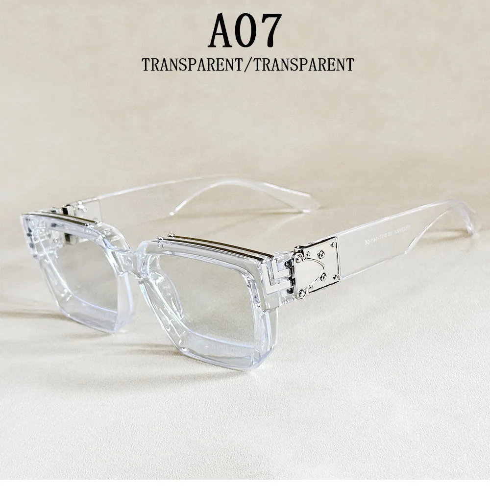 Quadratische Sonnenbrille für Herren, Retro-Millionär-Sonnenbrille für Damen, 2025, trendige Vintage-Urlaubsmode, Brille, Gafas De Sol Hombre Lunette – Detail 12