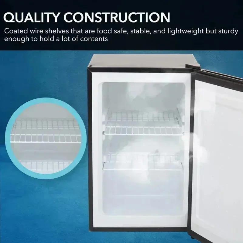 QZA4-Whynter CUF-210SSG 2.1 cu.ft Energy Star Upright Freezer with Lock in Rose Gold,$R