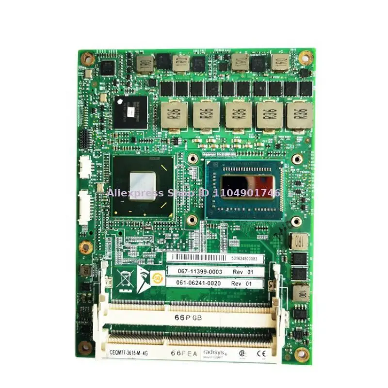 Radisys CEQM77 CEQM77-3615-M-4G Industrial Motherboard Original  CPU Module Medical Motherboard Inventory 100% testing work