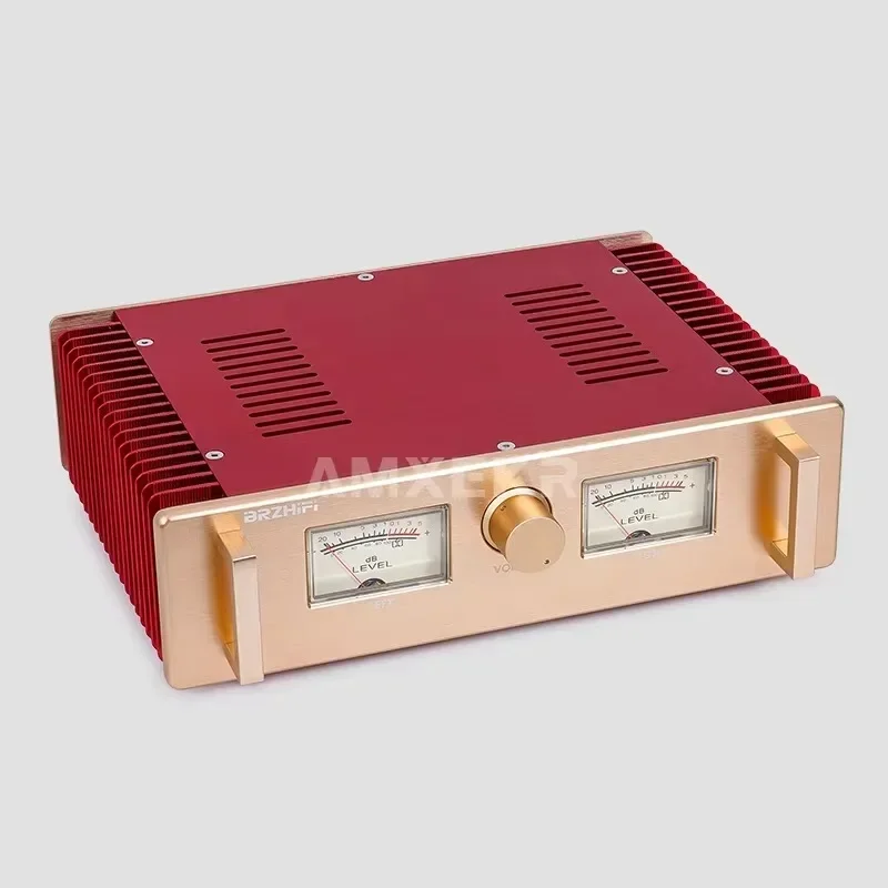 AMXEKR 15 Вт * 2 капота 1969 усилитель мощности класса A высокая мощность измеритель Vu с низким уровнем искажений односторонний выход HIFI аудио усилитель