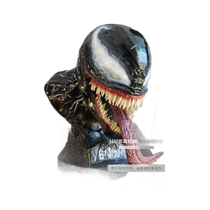 Deadly Guardian Venom Action Figure Half Body Chest Image Model Desktop Ornament Cool Christmas Gift Kids Toys Ternurins Toys