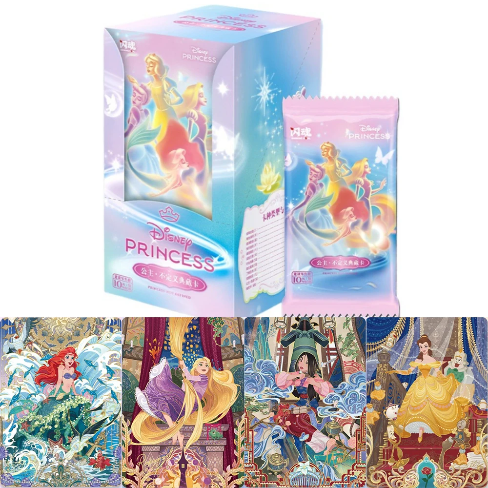 Genuine Disney Princess Card Princess's Ideal Transformation Card  Stylish and Exquisite Anime Collection Card Toy Gift