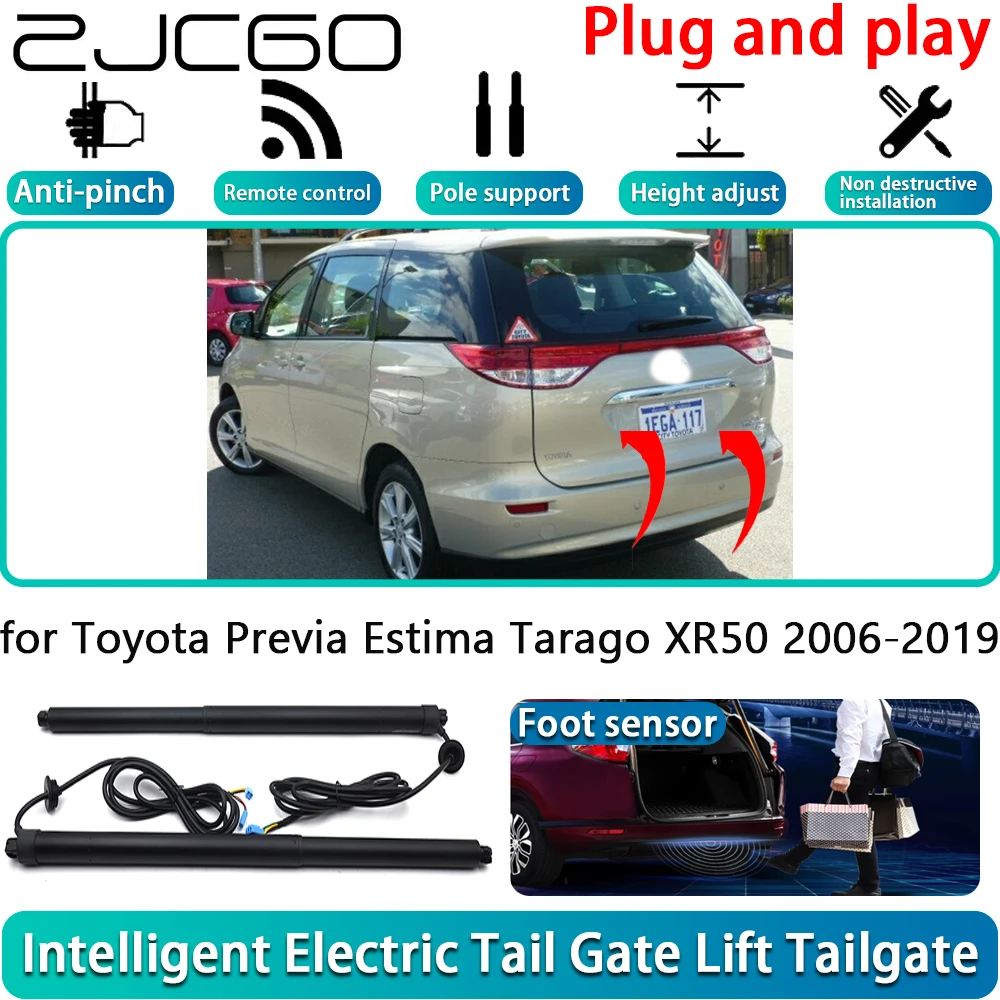 for Toyota Previa Estima Tarago XR50 2006-2019 Electric Powered Tailgate Power Liftgate Automatic Tailgate System Foot Sensor