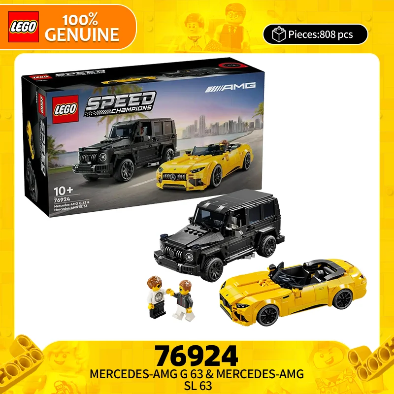 

LEGO Building Blocks Super Racing Series 76924 Mercedes Benz AMG SL 63 Children's Puzzle Building Blocks Toy Gift
