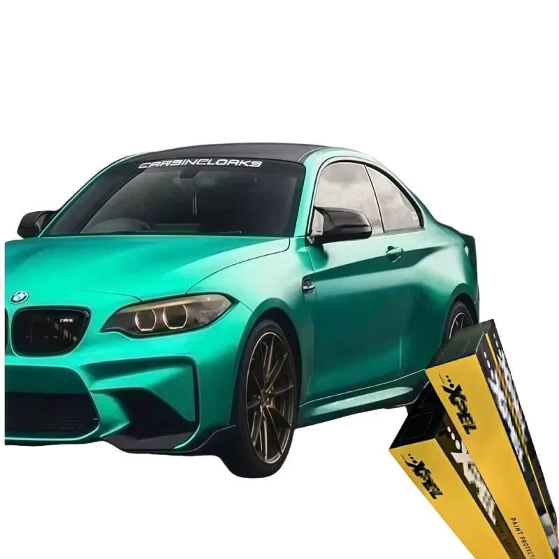 

XPEL PET Color Change Film Matt Chrome Tiffanyblue Colored Wrap Films Paint Protection Ppf Stickers Paint Protective Wrap Vinyl