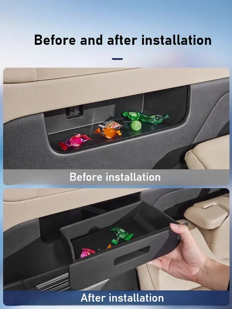 for 40 series Alphard Vellfire Third row storage drawer box for organizing and storing (suitable for left and right steering)