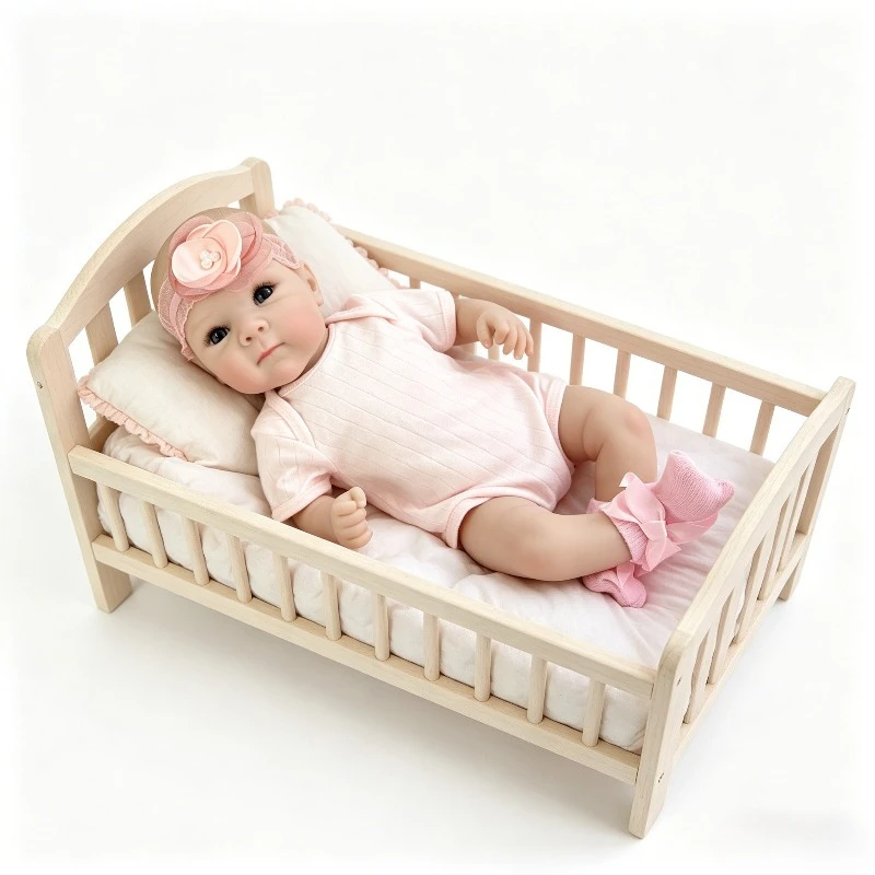 

19 Inch 48cm Bettie Cotton Body Baby Soft Touch Reborn Girl Doll Cute Handy Doll
